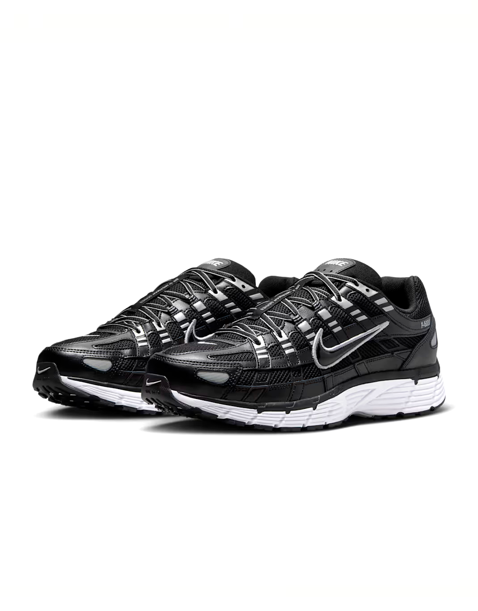 Nike P-6000 Black White Silver